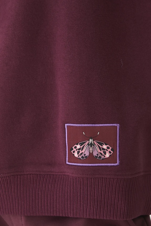 Bluza damska z ozdobną naszywką RW25-BLD011