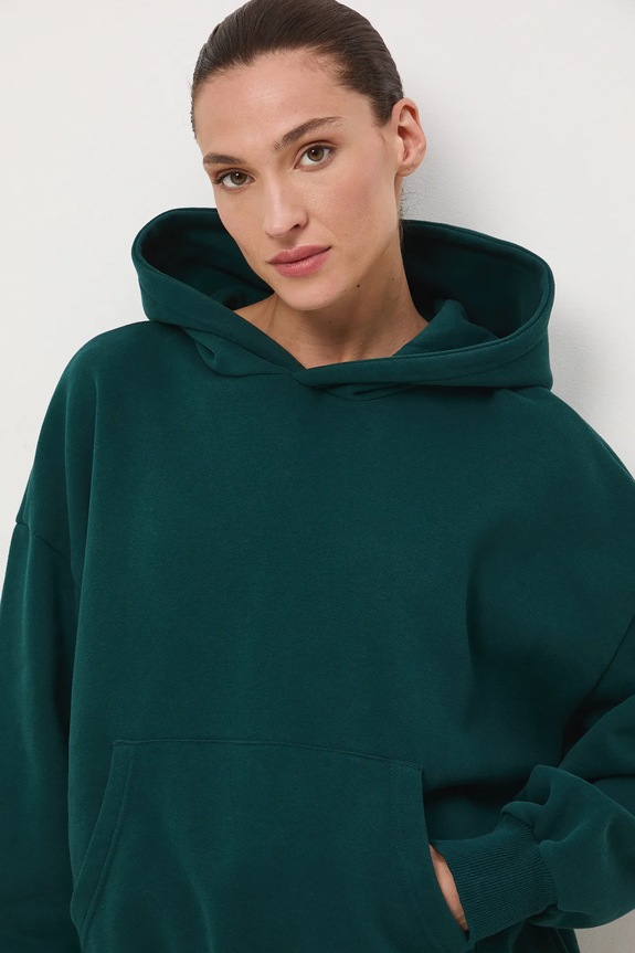 Mikina dámska jednofarebná zelená RW25-BLD040