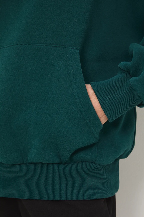 Mikina dámska jednofarebná RW25-BLD040 zelená