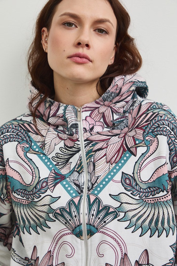 Medicine bluza bawełniana beżowy RW25-BLD101