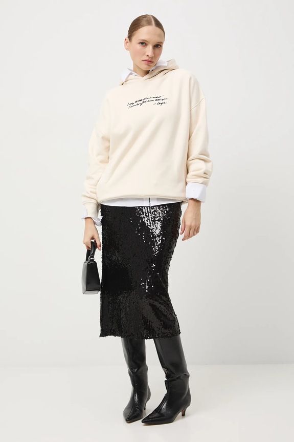 Bluza damska z kolekcji Narodowy Instytut Fryderyka Chopina x Medicine RW25-BLD753 beżowy RW25
