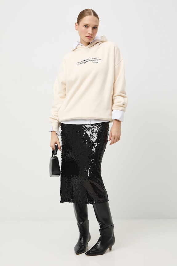 Bluza damska z kolekcji Narodowy Instytut Fryderyka Chopina x Medicine RW25-BLD753 beżowy RW25