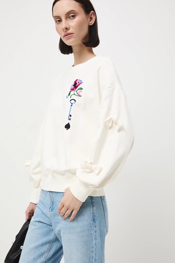 Pulover Medicine Brez kapuce bež RW25-BLD903