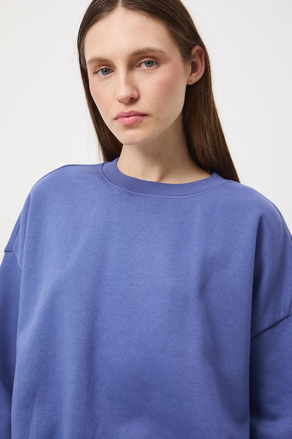 Bluza damska gładka niebieski RW25-BLDB05