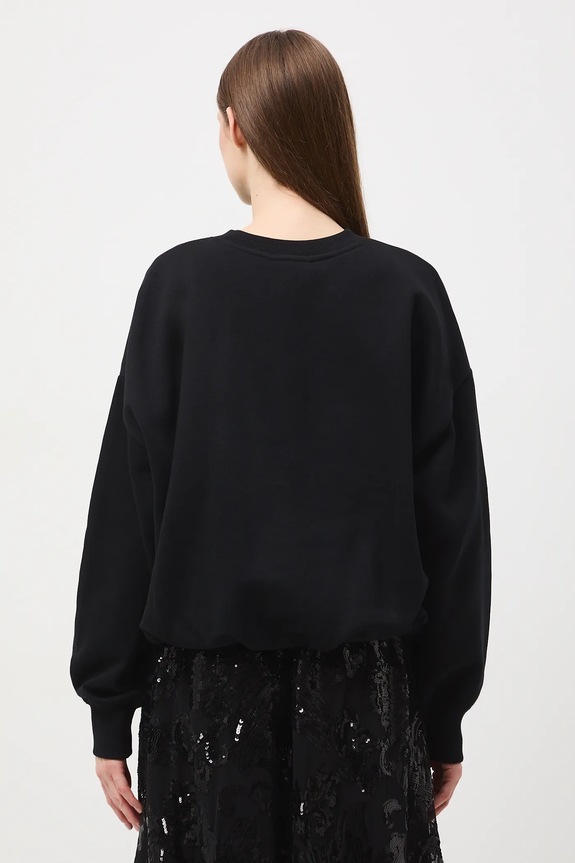 Odzież Bluza damska gładka RW25-BLDB05 czarny