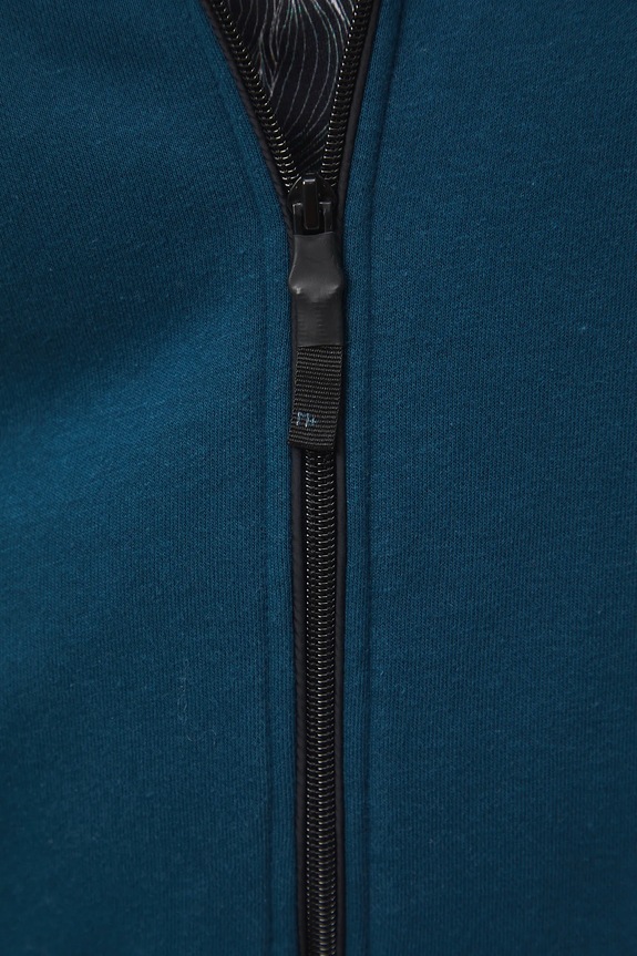 Bluza męska z kapturem gładka RW25-BLM050 turkusowy