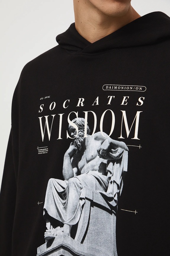 Bluza bawełniana męska z kolekcji Science – Words of Wisdom RW25-BLM309