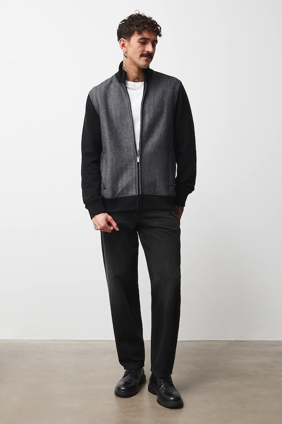 Medicine bluza bez kaptura czarny RW25-BLM802