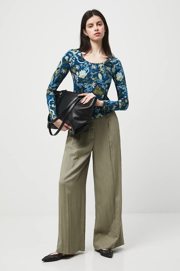 Medicine hosszú ujjú elasztánnal sötétkék RW25-BUD302