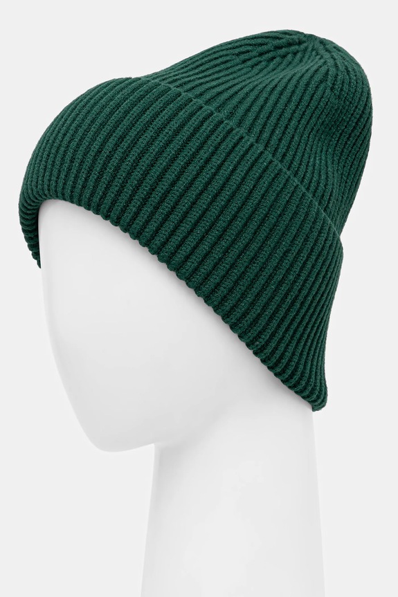 Czapka damska beanie prążkowana RW25-CDD052 turkusowy RW25