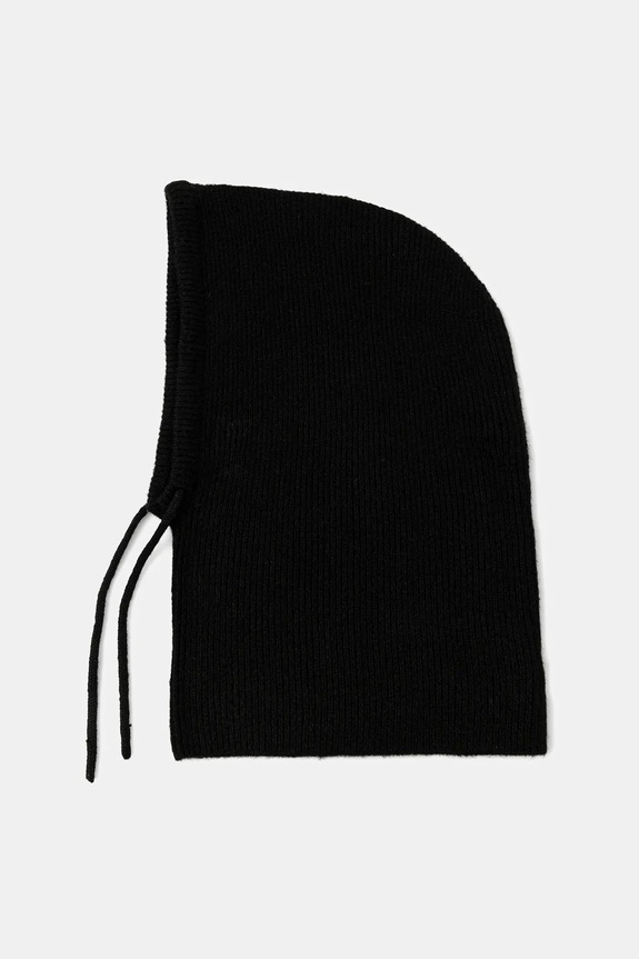 Kukla dámská hladký povrch, s příměsí vlny RW25-CDD500 černá RW25