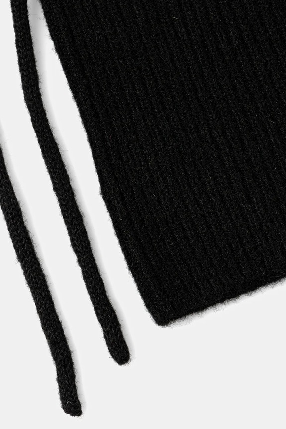 Kukla dámská hladký povrch, s příměsí vlny černá RW25-CDD500