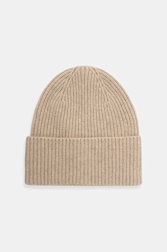 Kašmírová čepice dámská beanie další béžová RW25-CDD708