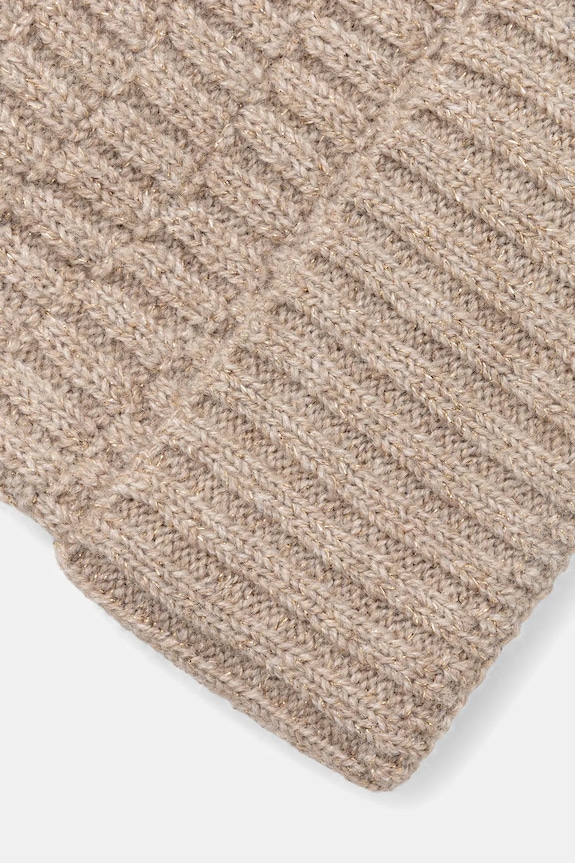 Akcesoria Czapka damska beanie melanżowa RW25-CDD915 beżowy