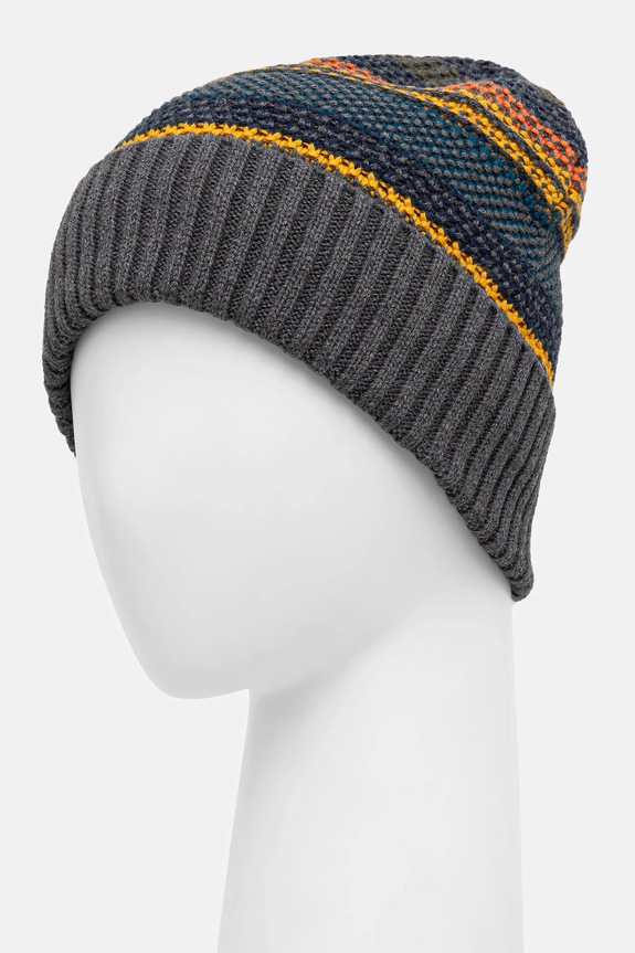 Akcesoria Czapka bawełniana męska wzorzysta RW25-CDM701 multicolor