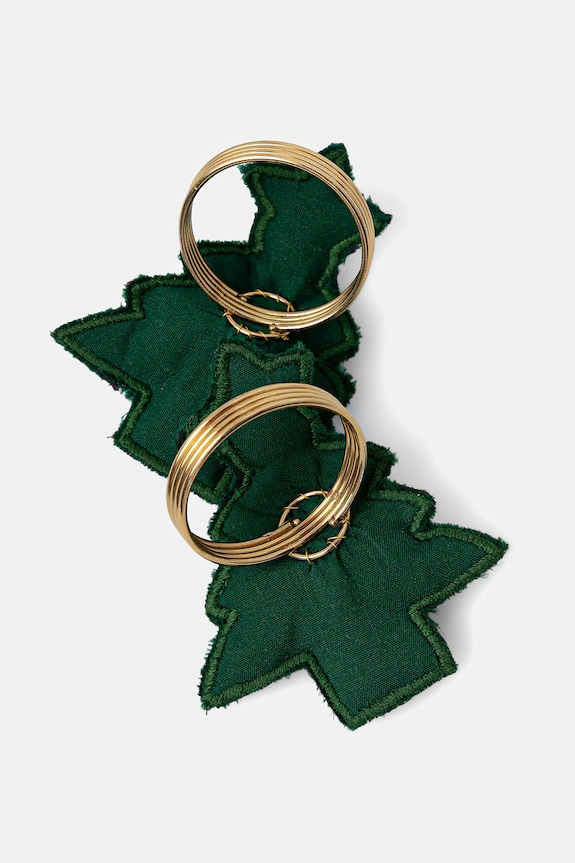 Κουζίνα και μπαρ Δαχτυλίδι χαρτοπετσέτας Medicine 2-pack RW25-DEU817 πράσινο