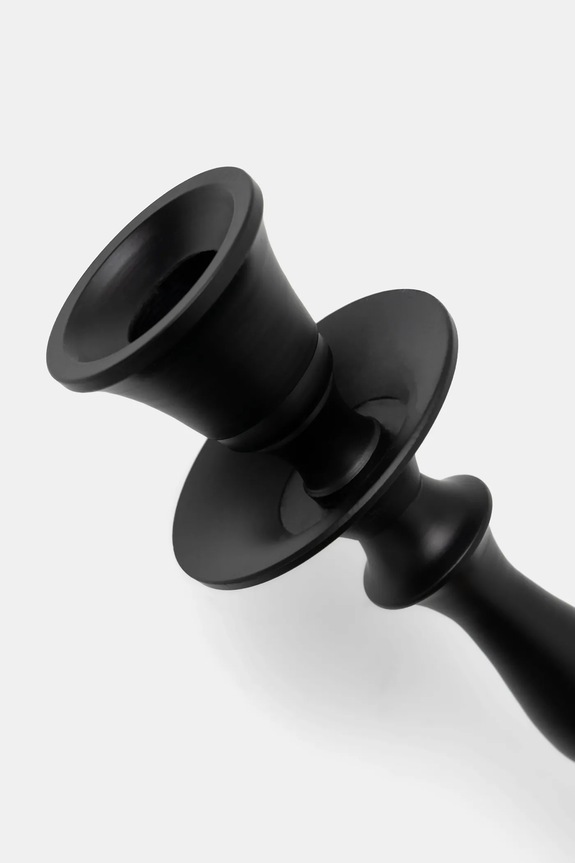 Świecznik dekoracyjny metalowy RW25-DEU840 czarny RW25