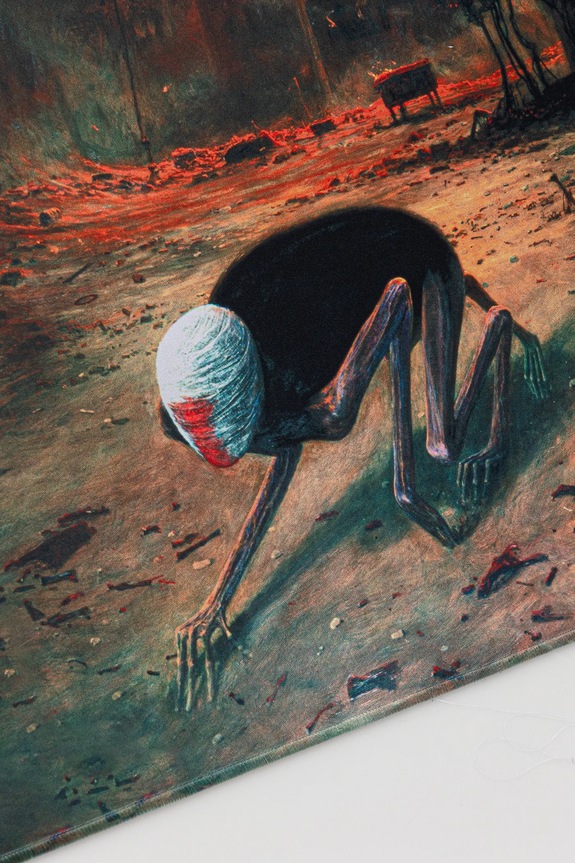 Lifestyle i travel Podkładka pod mysz z kolekcji Zdzisław Beksiński x Medicine RW25-ITUA51 multicolor