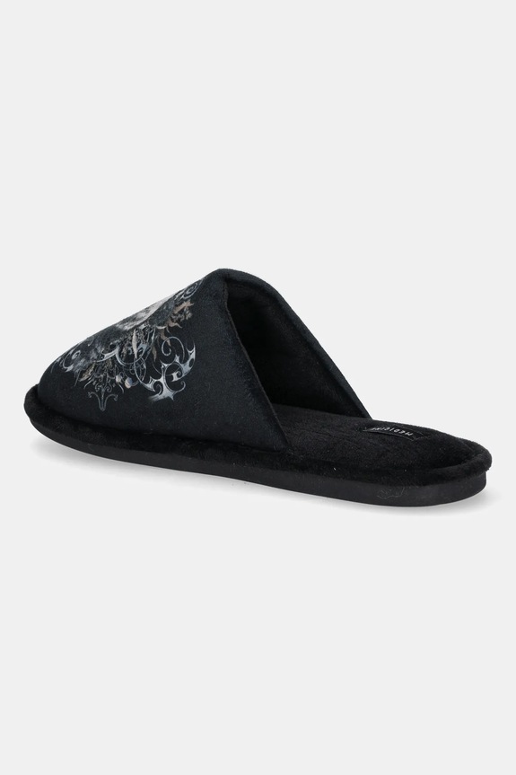 Papuče s potlačou čierna RW25-KAM500