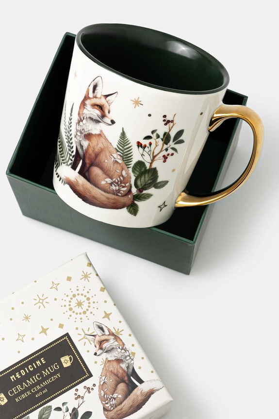 Keramický hrnček so zvieracím motívom viacfarebná RW25-KBU601