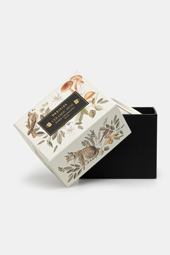 Kuchyňa a jedáleň Keramický hrnček RW25-KBU613 biela