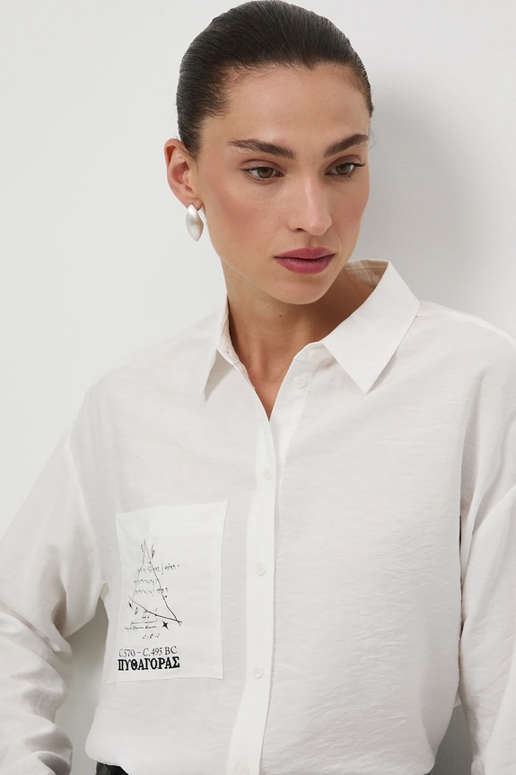 Medicine camicia RW25-KDD351 beige