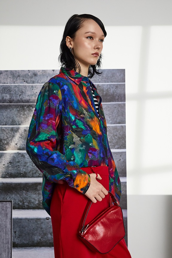 Medicine camasa lung multicolor RW25-KDD550