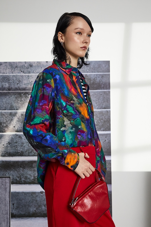Medicine camasa lung multicolor RW25-KDD550