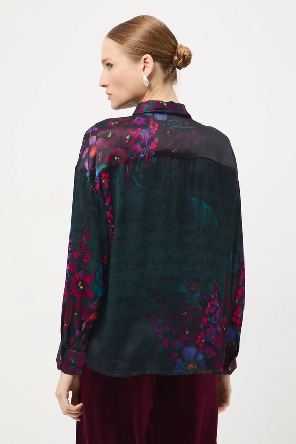 Koszula damska z kolekcji Narodowy Instytut Fryderyka Chopina x Medicine turkusowy RW25-KDD750