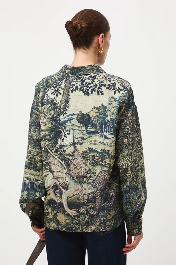 Koszula damska z kolekcji Zamek Królewski na Wawelu x Medicine multicolor RW25-KDD854