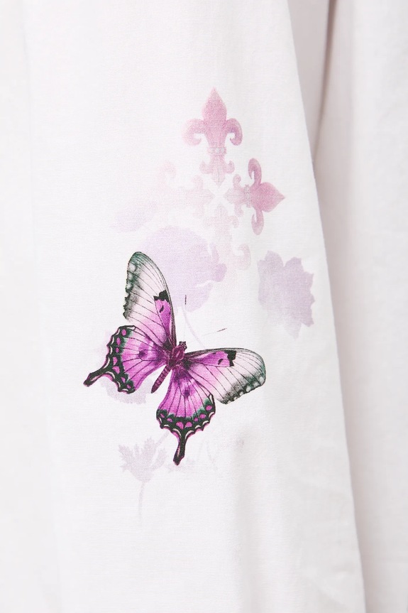 Bavlněná košile dámská s elastanem a potisky RW25-KDD901