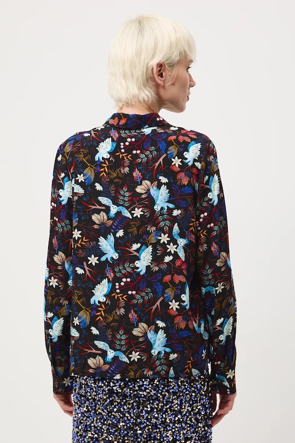 Odzież Koszula damska z wiskozy wzorzysta RW25-KDDA03 multicolor