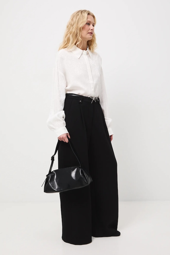 Koszula damska żakardowa RW25-KDDA04 beżowy RW25