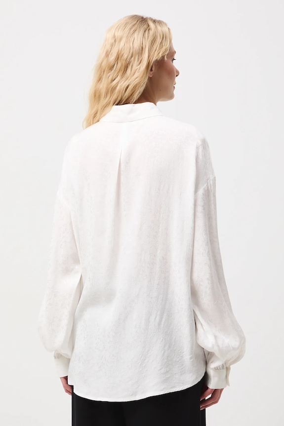 Odzież Koszula damska żakardowa RW25-KDDA04 beżowy