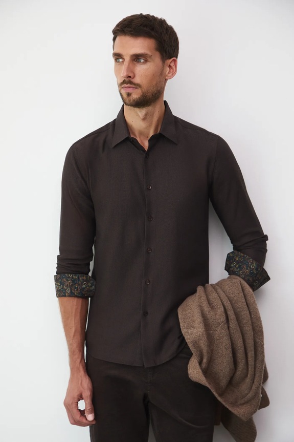 Medicine koszula brązowy RW25-KDM092
