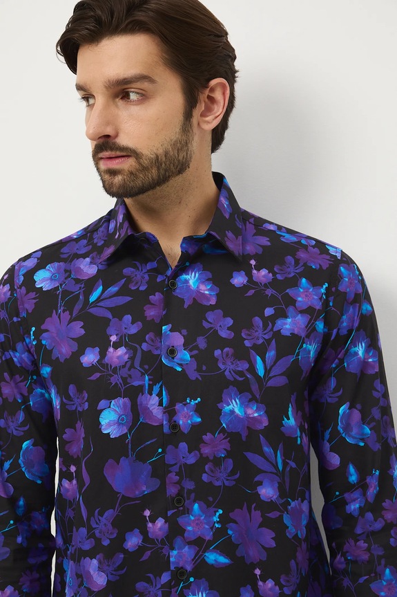 Medicine camasa din bumbac multicolor RW25-KDM0B9