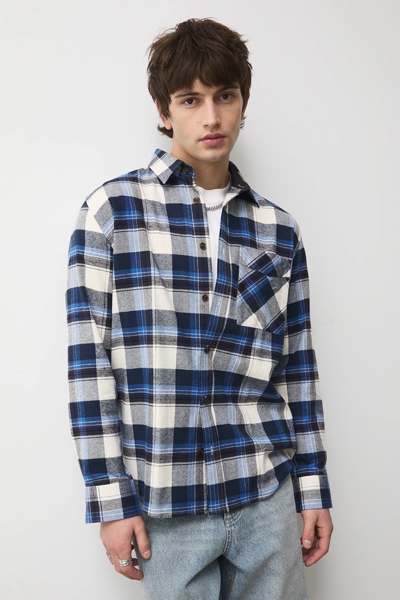 Odjeća Pamučna košulja Medicine RW25-KDM903 mornarsko plava