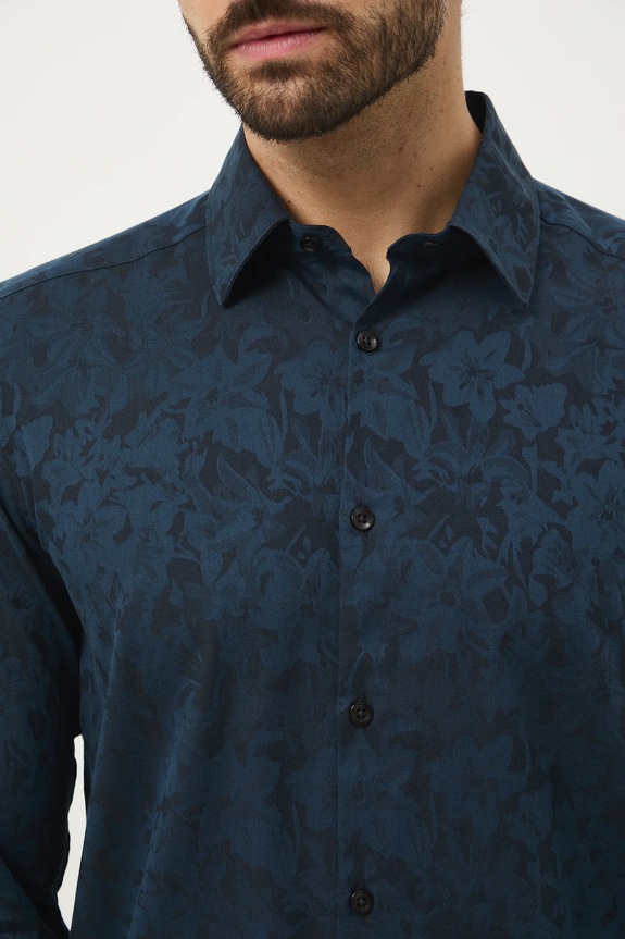 Medicine camicia in cotone RW25-KDMB21 verde