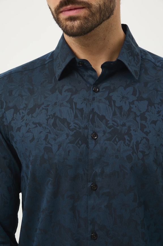 Medicine camicia in cotone RW25-KDMB21 verde