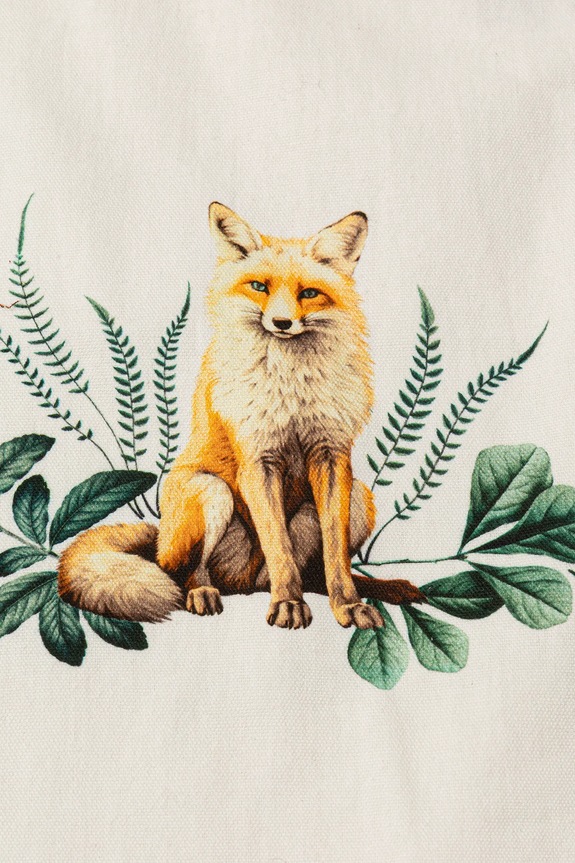 Worek do przechowywania bawełniany z nadrukiem 30 x 40 cm RW25-KEU604 beżowy RW25