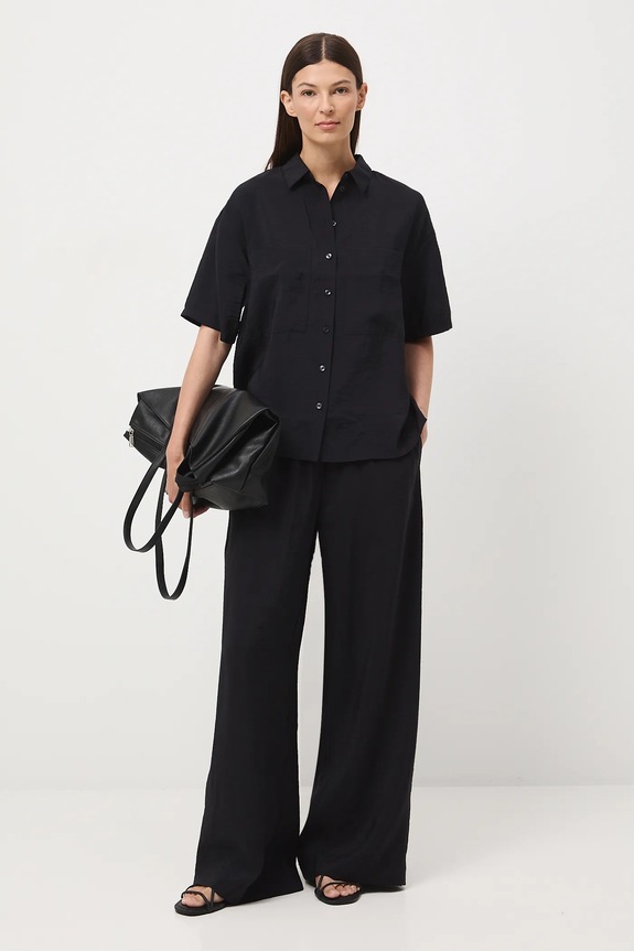 Medicine camicia corta nero RW25-KKD103
