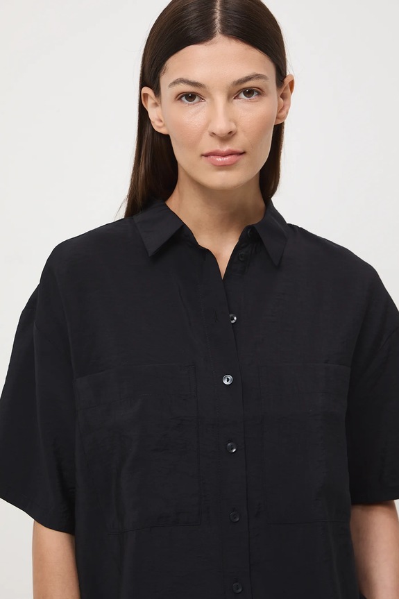 Medicine camicia nero RW25-KKD103