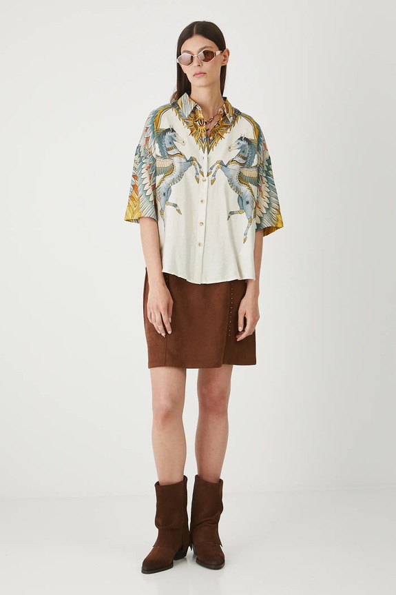 Abbigliamento Medicine camicia RW25-KKD250 beige