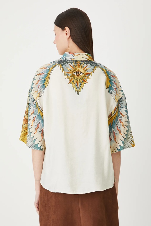 Medicine camicia beige RW25-KKD250