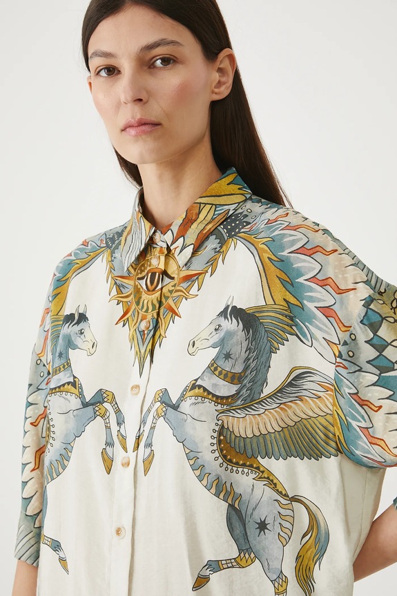 Medicine camicia RW25-KKD250 beige