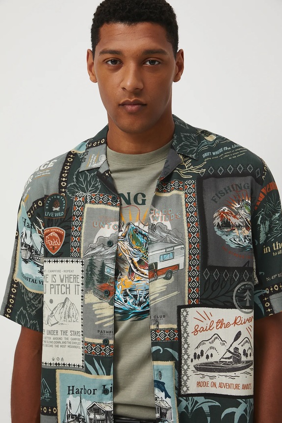 Medicine cămașă multicolor RW25-KKM201