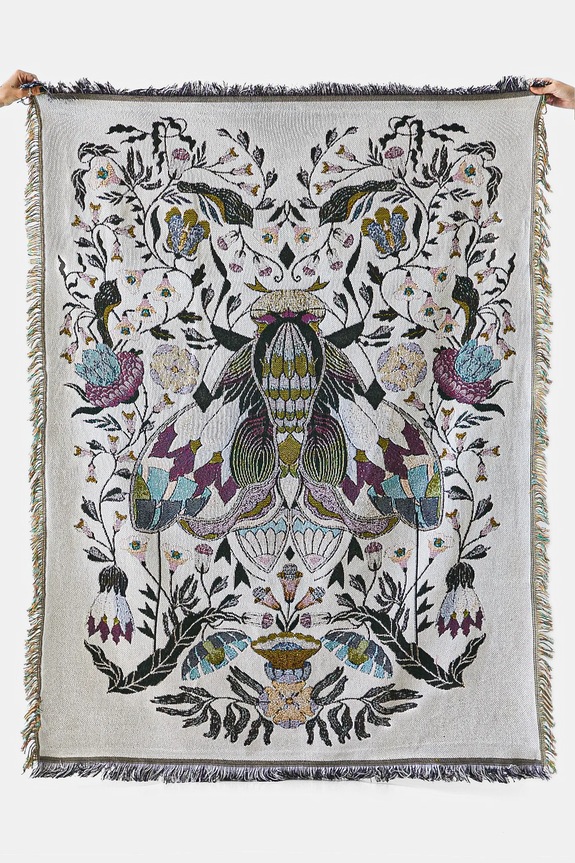 Koc żakardowy wzorzysty 160 x 130 cm RW25-KOU400 multicolor RW25