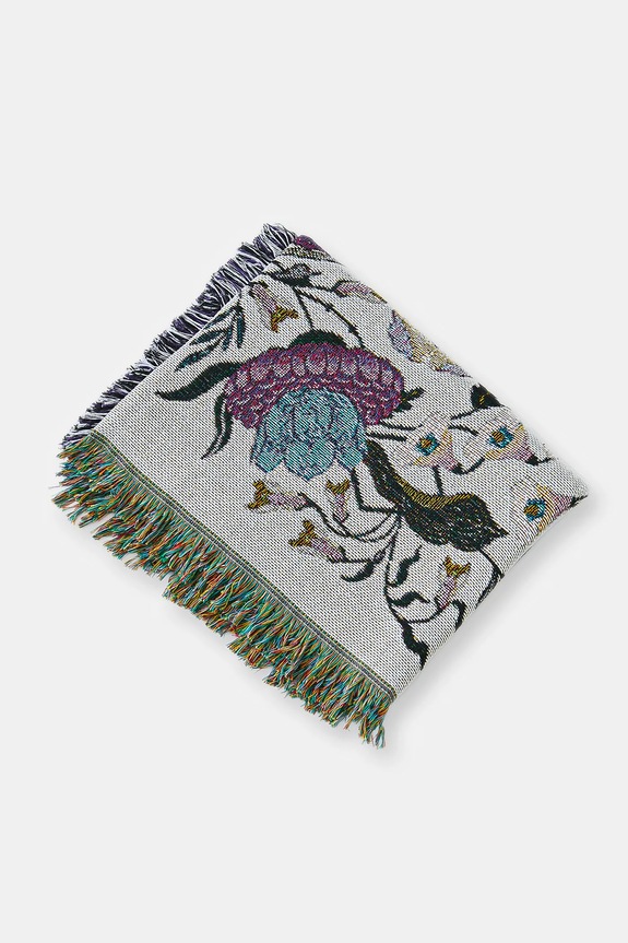 Sypialnia Koc żakardowy wzorzysty 160 x 130 cm RW25-KOU400 multicolor