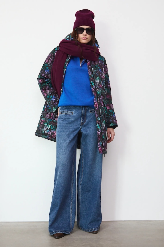 Bunda parka Medicine oversize viacfarebná RW25-KPD811