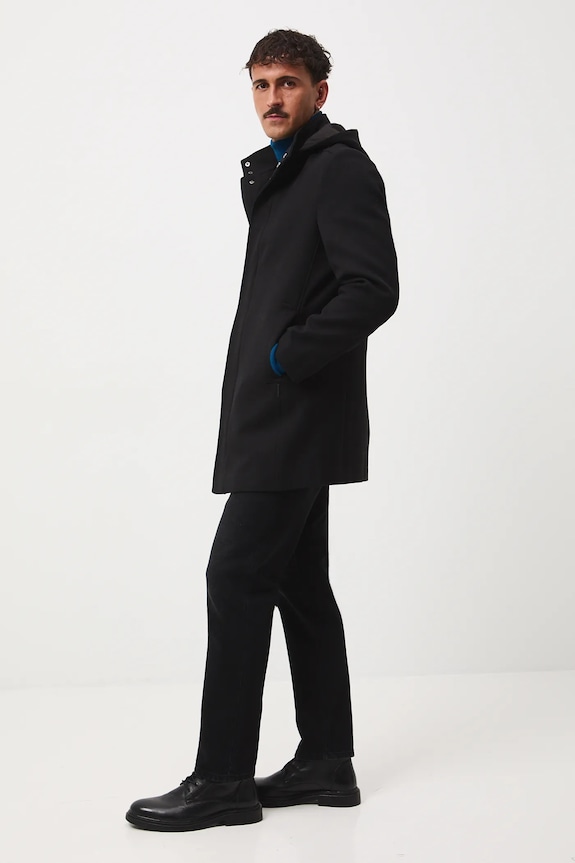 Παλτό Medicine RW25-KPM511 μαύρο RW25